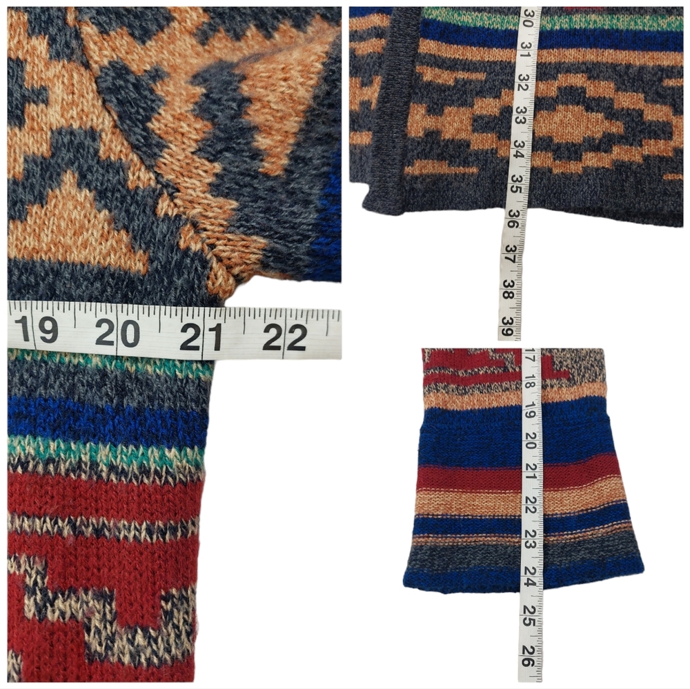 Colorful Geometric Women's Cardigan - Picture 8 of 10